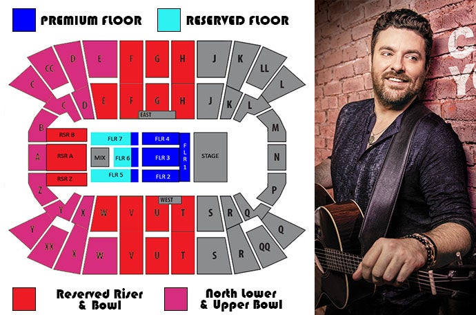 Mullins Center Seating Chart