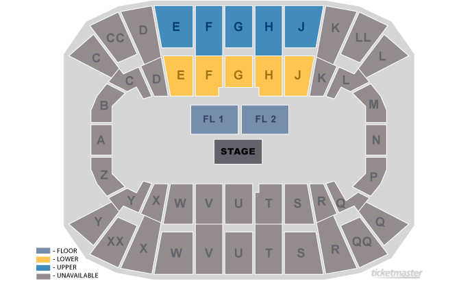 Mullins Center Concert Seating Chart