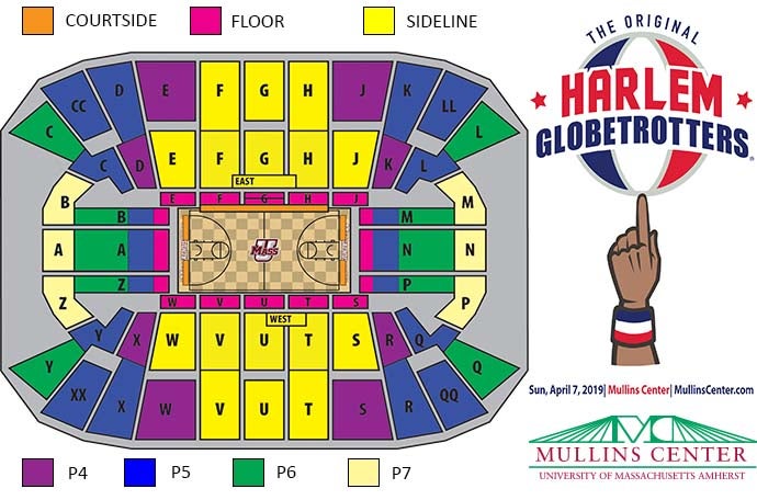 Mullins Center Seating Chart Basketball