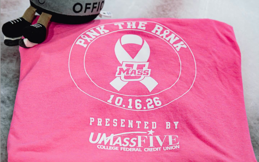 UMass Hockey vs Northeastern - PINK THE RINK